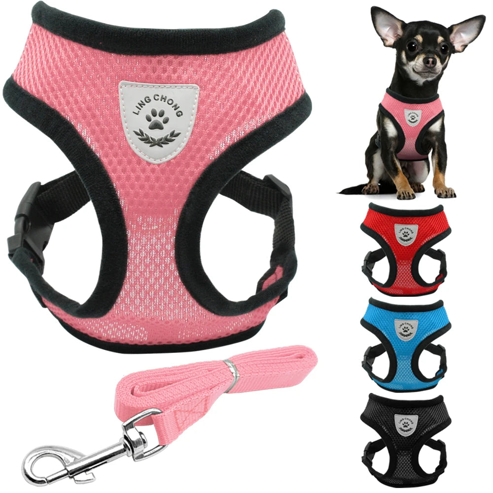 Breathable Air Nylon Mesh Pet Harness