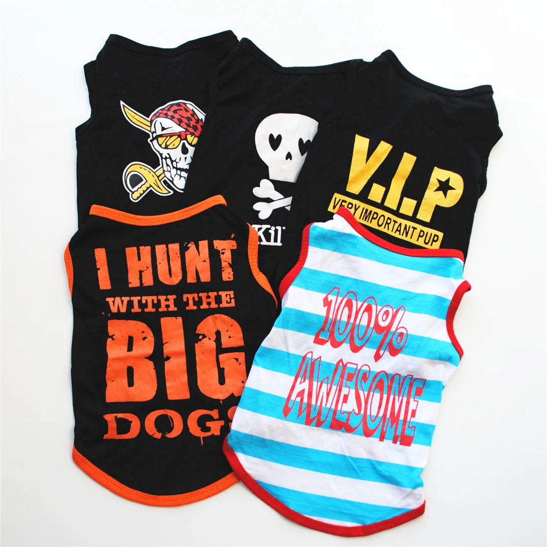 Cute Printed Vests For Male Dogs