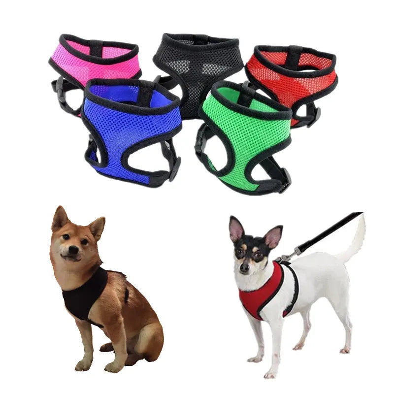 Adjustable Soft Breathable Dog Harness - Nylon