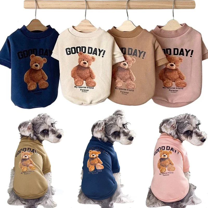 Cute Pullover Sweater for Pets - Bear Pattern