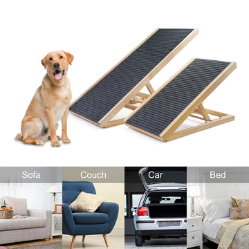 Adjustable Pet Wooden Ramp