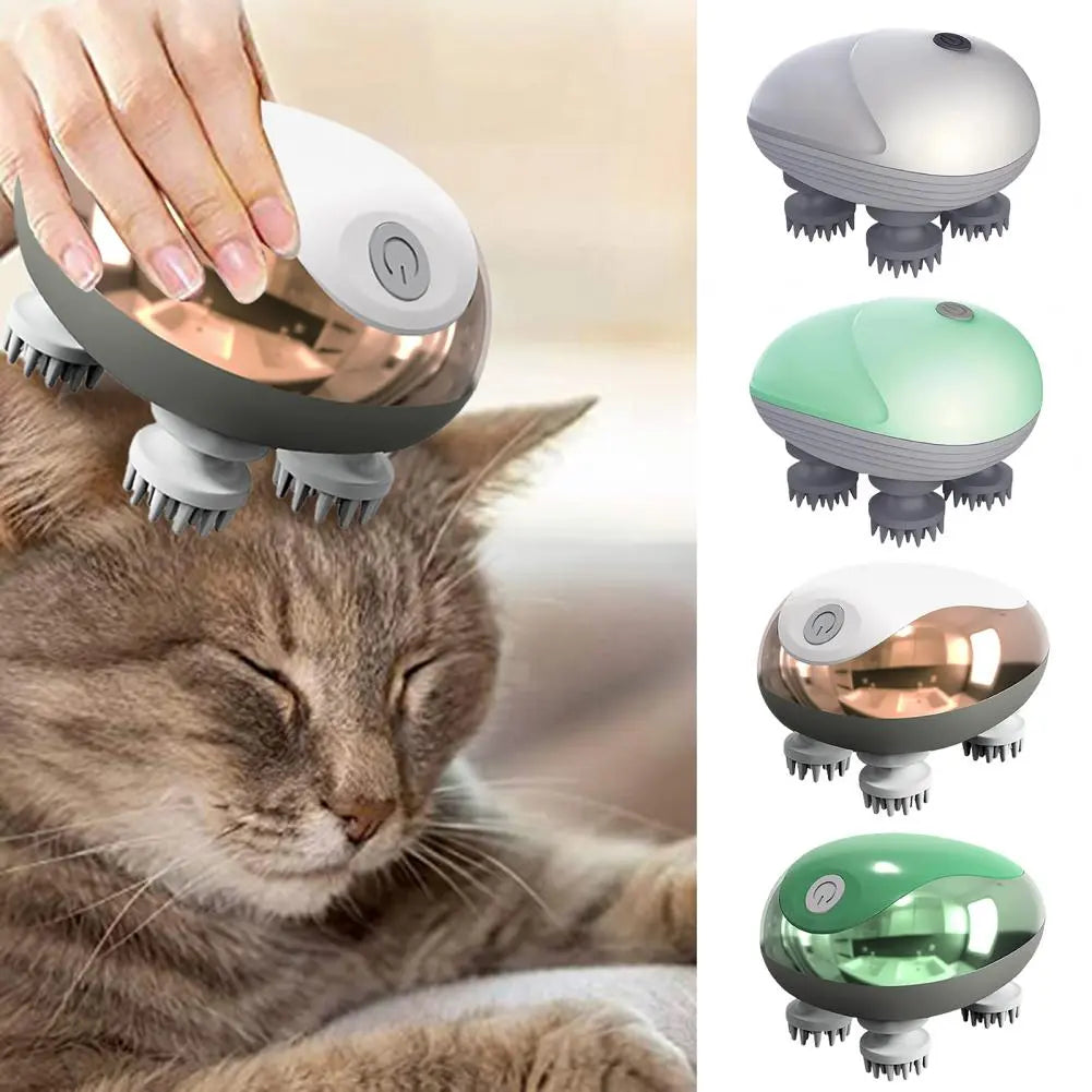 Cat Massager Waterproof with Soft Head