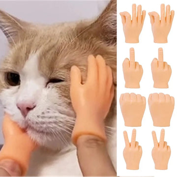 Pet Funny Gesture Hand Gloves