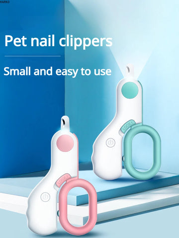 Professional Pet Nail Clipper with LED Light