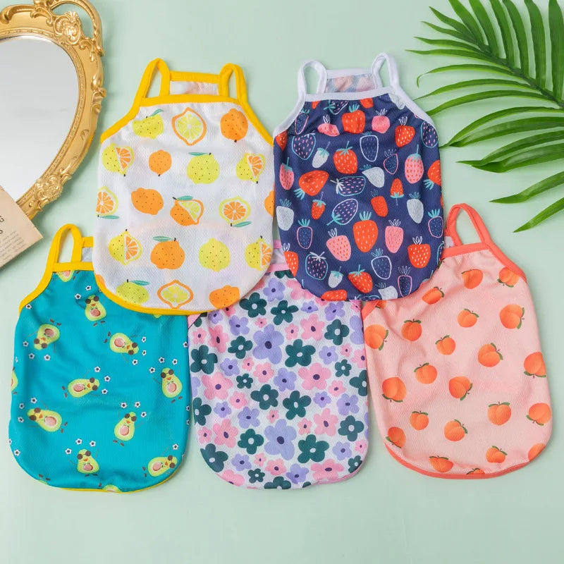 Colorful Summer Vest For Small Pets