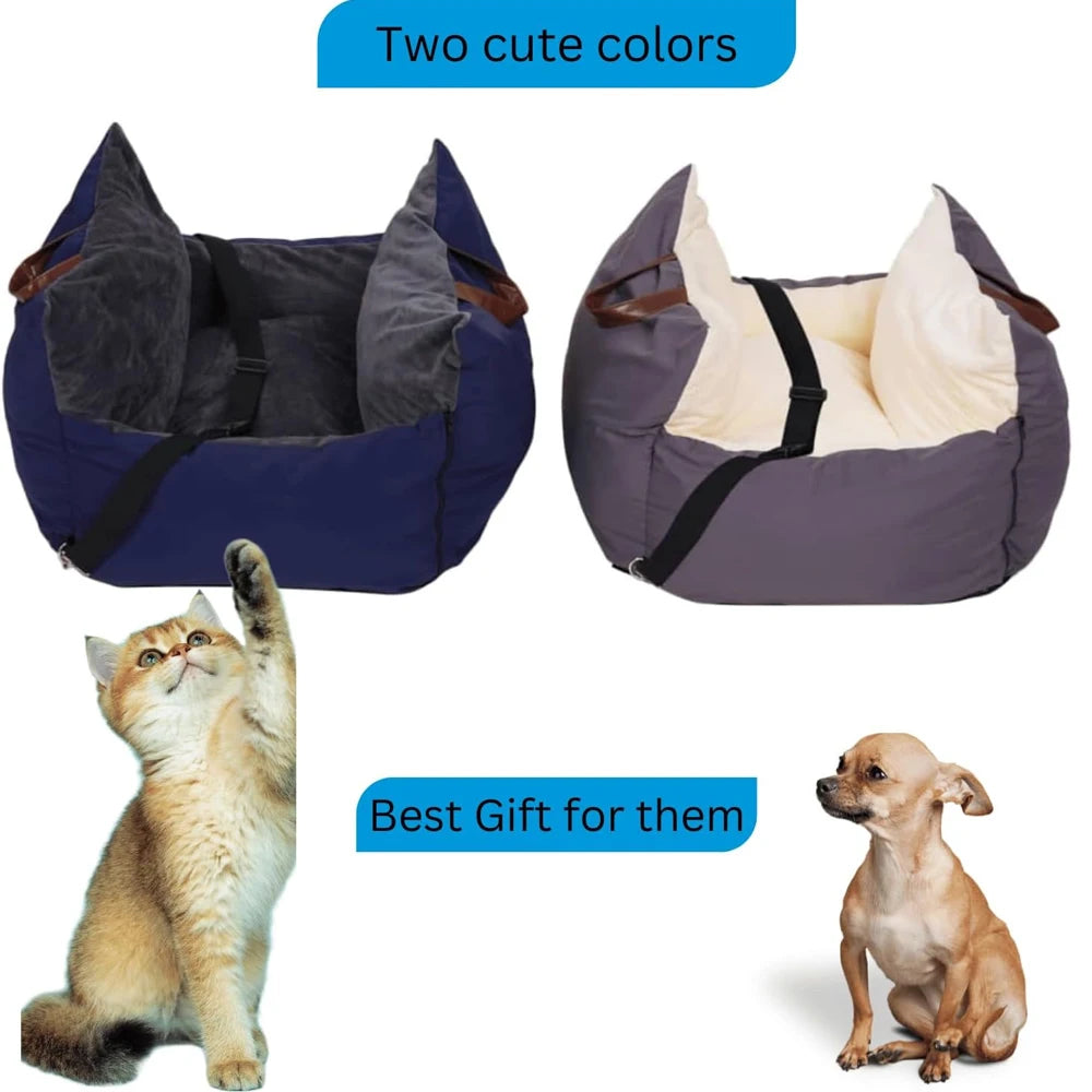 Thick Padded Pet Car Seat