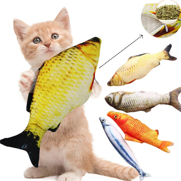 3D Fish Simulation Toy For Cats